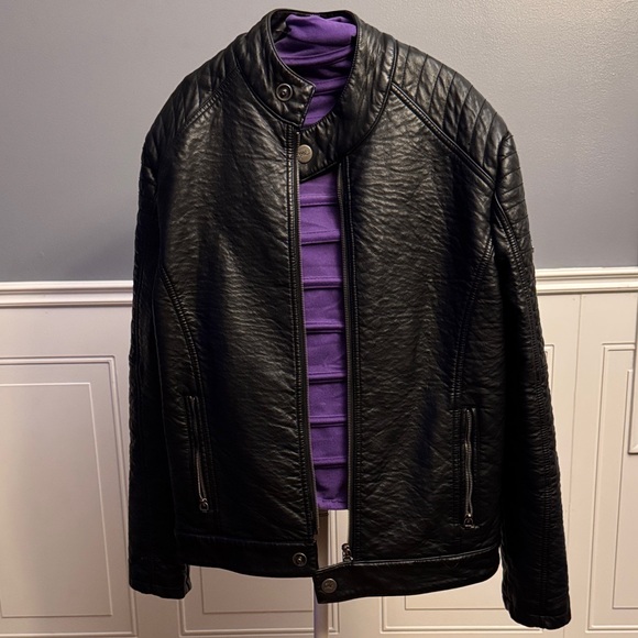 Parasuco Black Leather Jacket - Picture 1 of 9